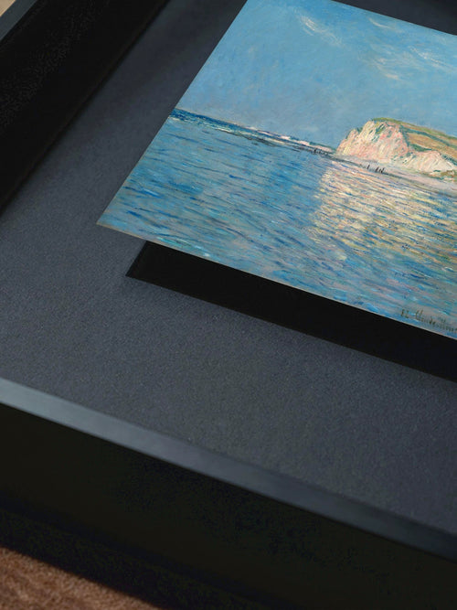 Monet Low Tide at Pourville — Framed Wall Art