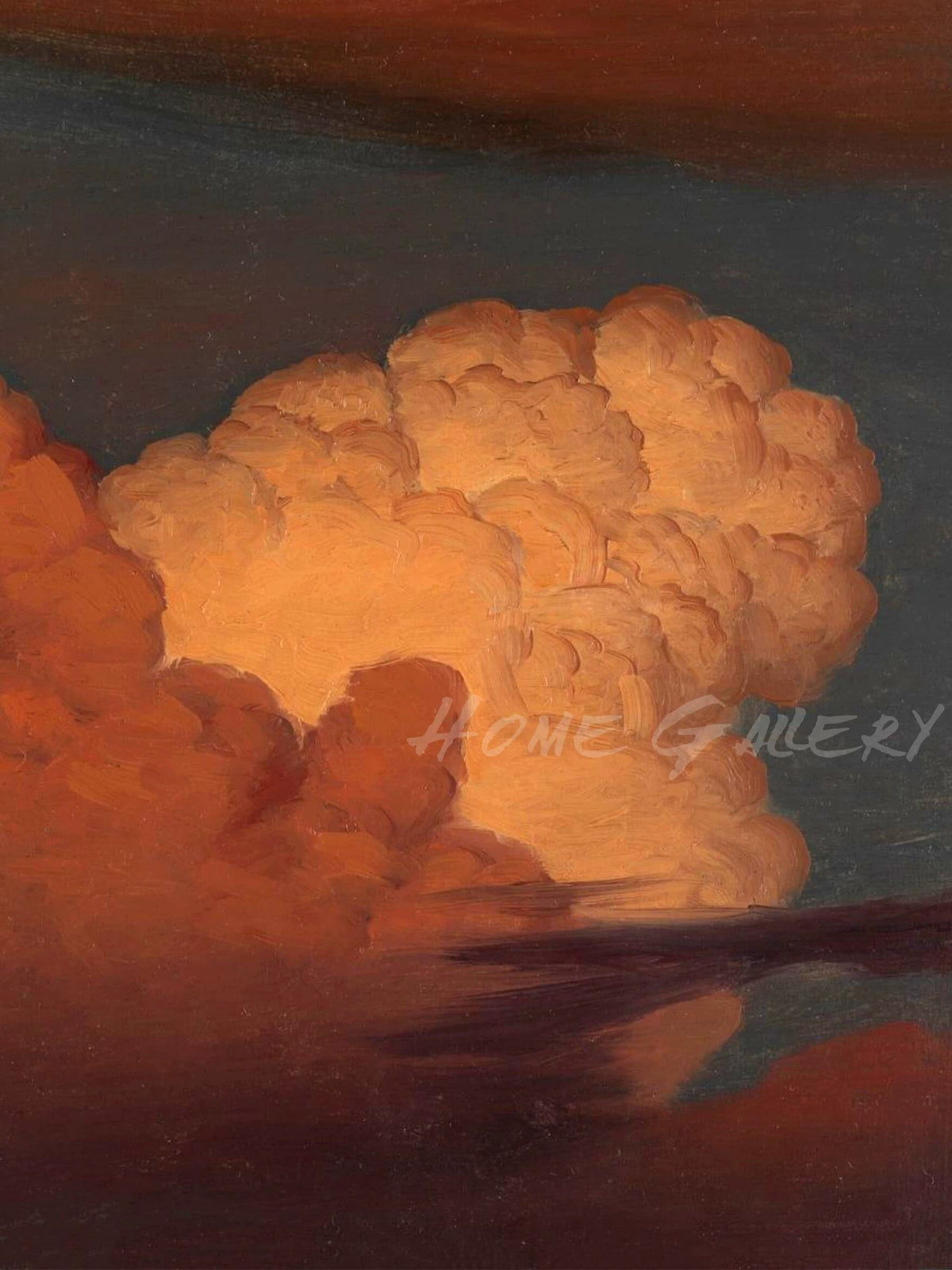 Knud Baade Cloud Study Art Print | Modern Minimalist Wall Art | Premium Fine Art Poster for Home Decor