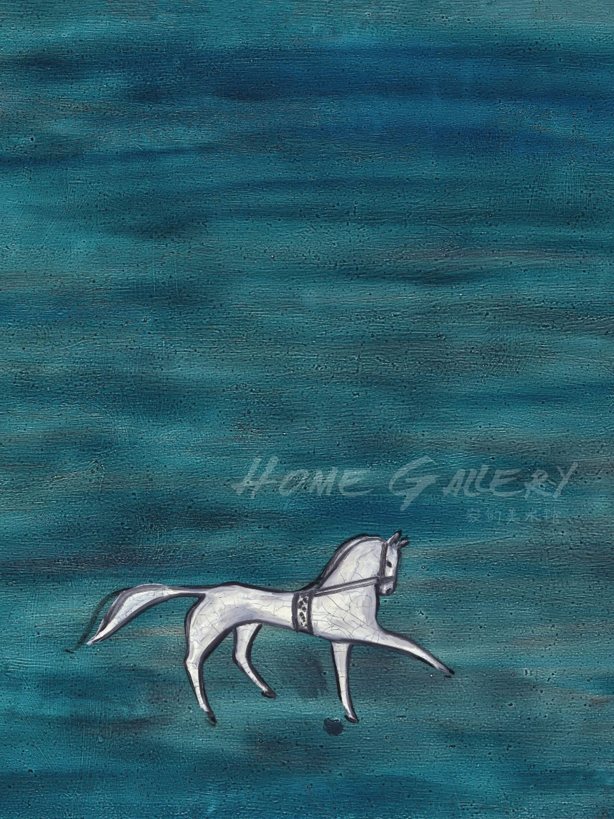 Sanyu "Beijing Circus" — Chinese Modernist Art Print, Oriental Matisse Equestrian Wall Art