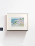 Mikiko Noji - Spring Mountain Cherry Blossom Mist | Modern Wall Art