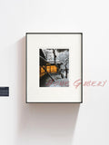 Yukiko Noritake "Silent Snow" — Limited Edition Art Print, Modern Minimalist Wall Art