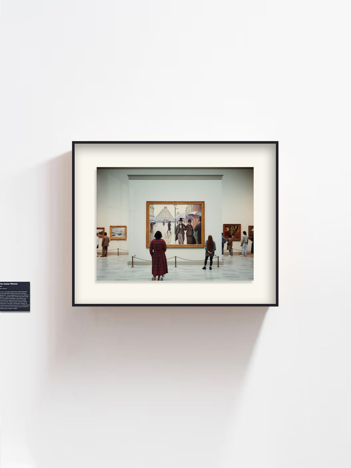 Gallery Visitor | Photography Giclee Print, Niche Wall Art, Modern Minimalist Art Poster