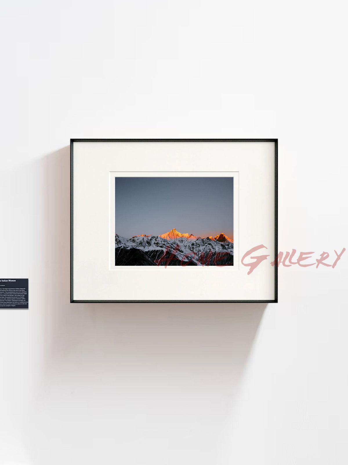 Kawakarpo Peak Sunrise Photography Print | Premium Minimalist Wall Art