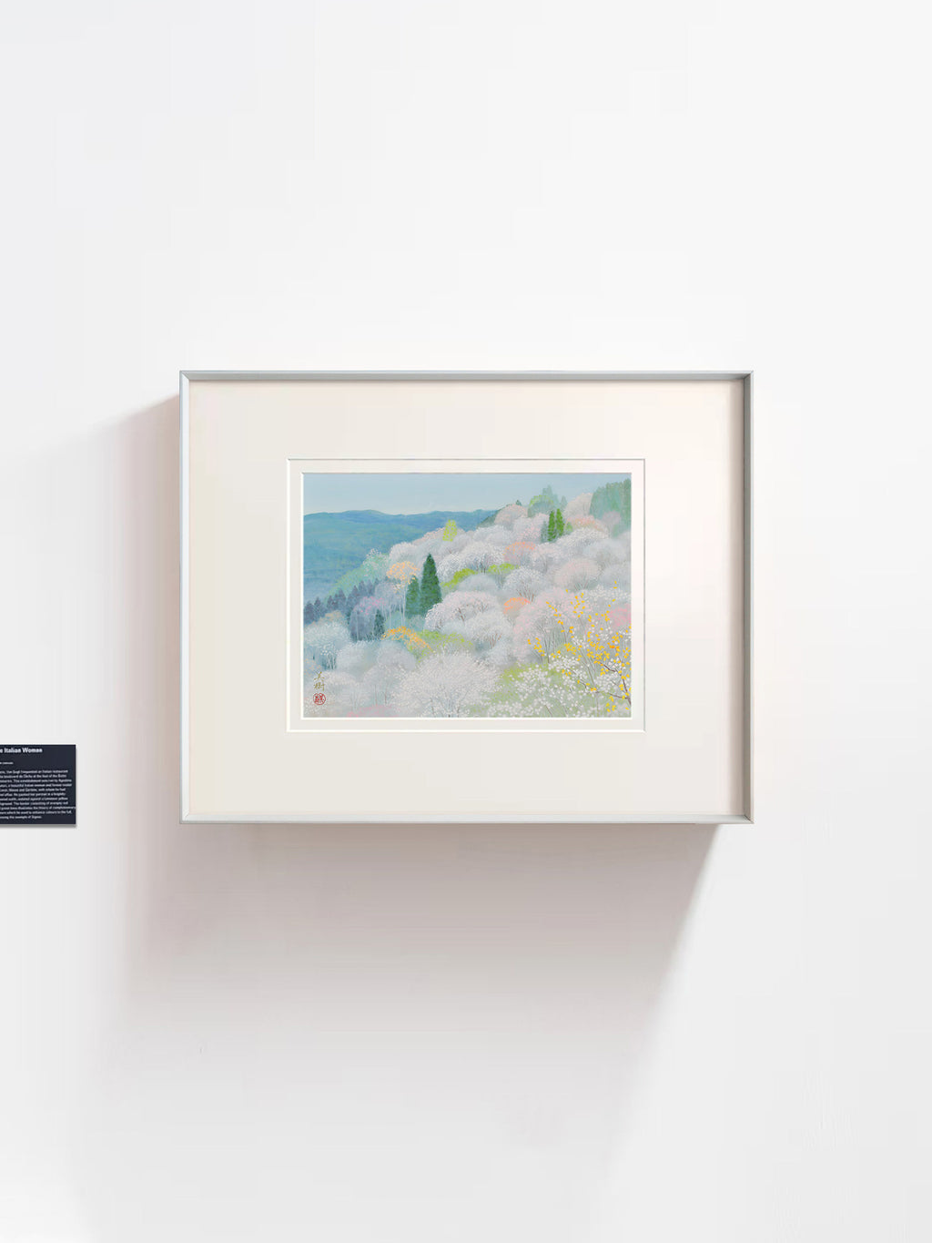 Mikiko Noji - Spring Mountain Cherry Blossom Mist | Modern Wall Art