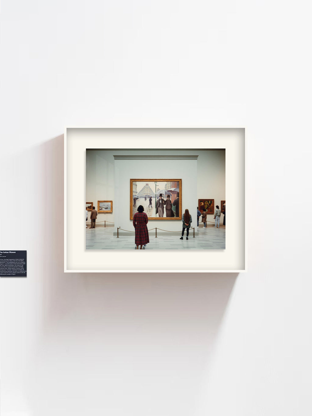 Gallery Visitor | Photography Giclee Print, Niche Wall Art, Modern Minimalist Art Poster