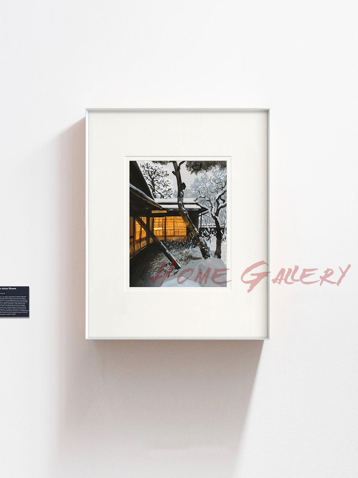 Yukiko Noritake "Silent Snow" — Limited Edition Art Print, Modern Minimalist Wall Art