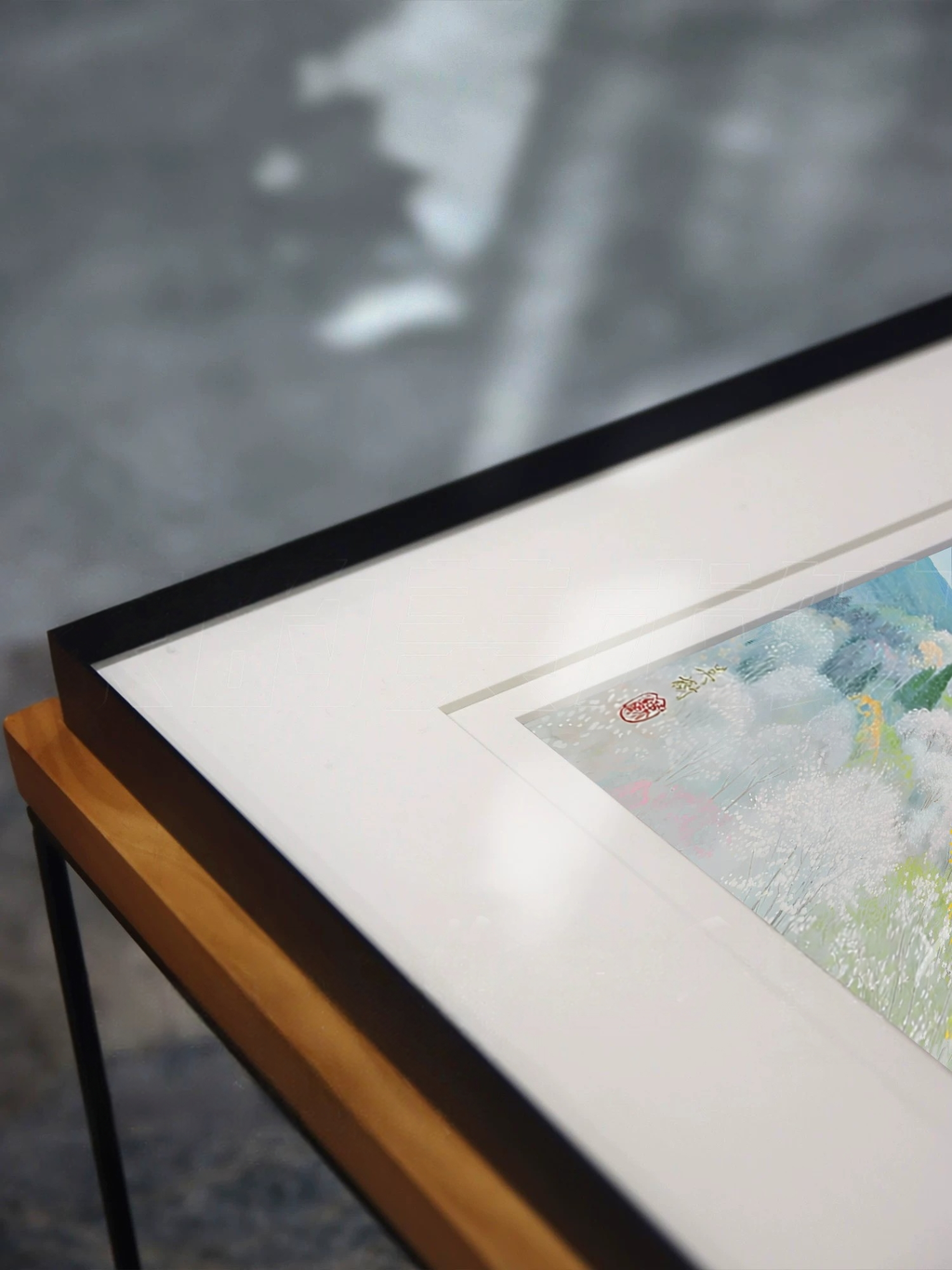 Mikiko Noji - Spring Mountain Cherry Blossom Mist | Modern Wall Art