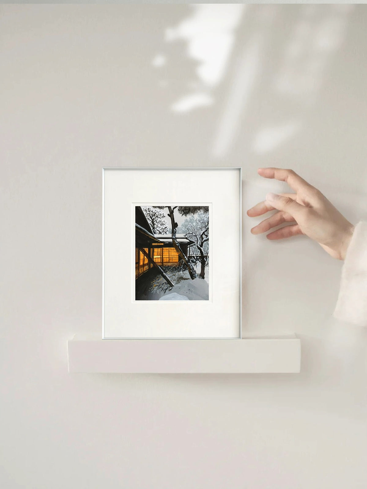 Yukiko Noritake "Silent Snow" — Limited Edition Art Print, Modern Minimalist Wall Art